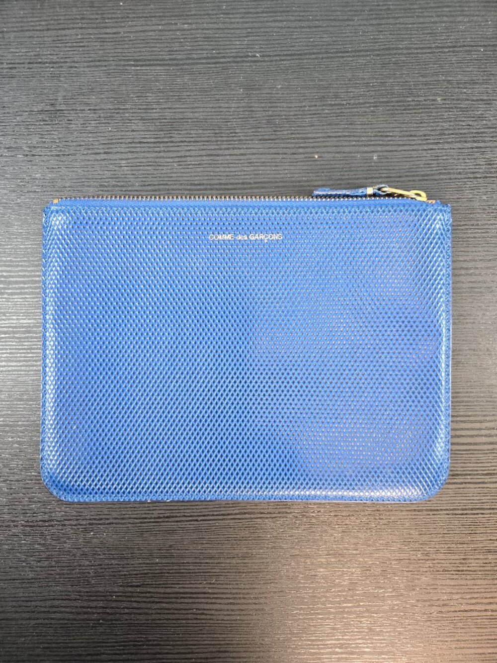Comme des Garçons leather zip pouch